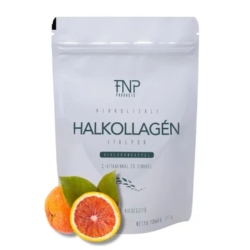 Hidrolizált Halkollagén Hialuronsavval, C-vitaminnal és Cinkkel VÉRNARANCS íz