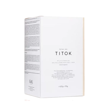 TITOK Multivitamin és Halkollagén pepdidek + MSM 30 adag