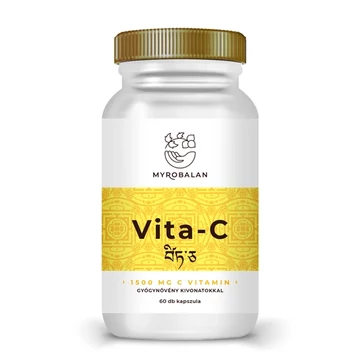 Vita-C 1500 mg C vitamin gyógynövény kivonatokkal 60 db vegán kapszula