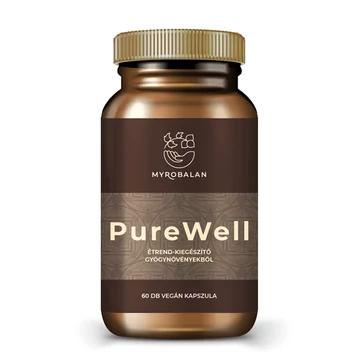 PureWell Béltisztító Gyógynövény-Komplex 60 db Vegán Kapszula