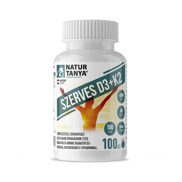 Szerves D3 és K2-vitamin 100 tabletta