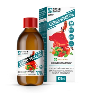 Szerves Vegán Vas Szirup 170 ml