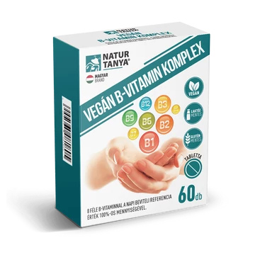 Vegán B-vitamin komplex 60 tabletta