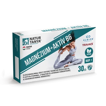 Vegán Magnézium + Aktív B6 30 kapszula