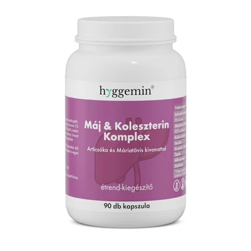 Máj & Koleszterin komplex - Articsóka es Máriatövis kivonattal - 90 mini kapszula