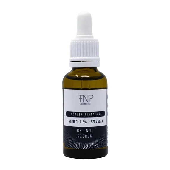 Időtlen fiatalság 0,5% Retinol szérum hozzáadott Szkvalánnal – 30ml