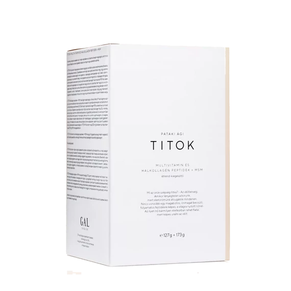 TITOK Multivitamin és Halkollagén pepdidek + MSM 30 adag
