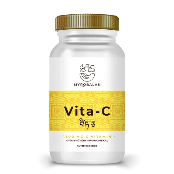 Vita-C 1500 mg C vitamin gyógynövény kivonatokkal 60 db vegán kapszula