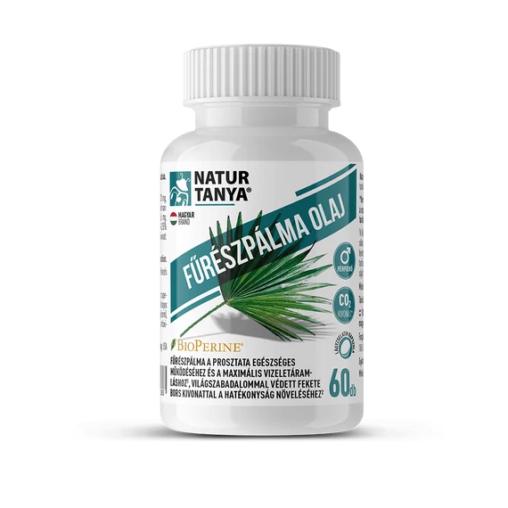 Fűrészpálma Olaj (Szabalpálma, Saw Palmetto) 60 kapszula
