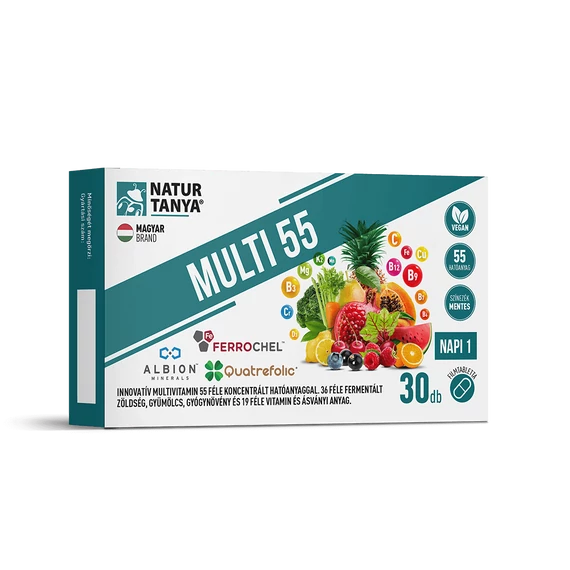 Multi 55 Fermentált Multivitamin 30 filmtabletta
