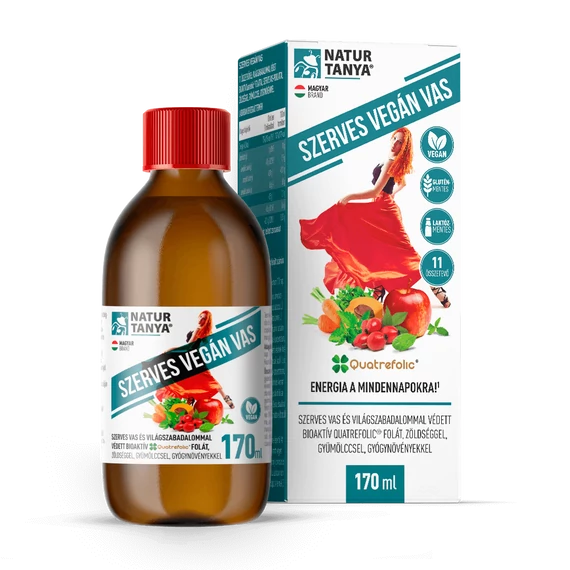 Szerves Vegán Vas Szirup 170 ml