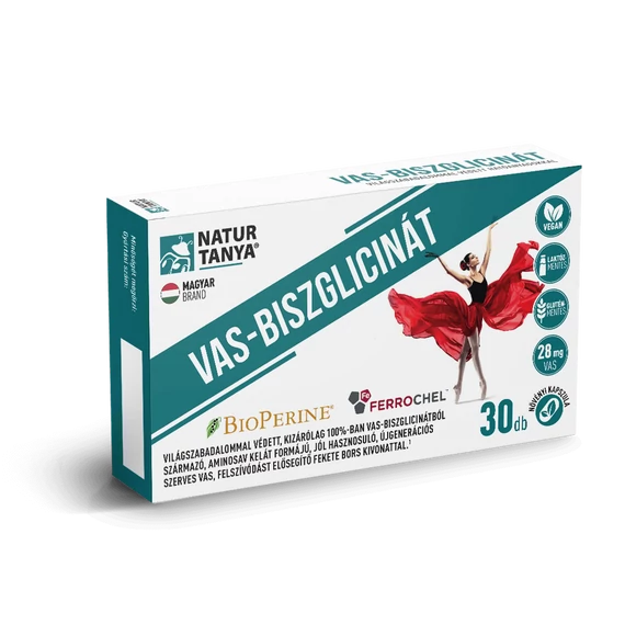 Vas-Biszglicinát 30 kapszula