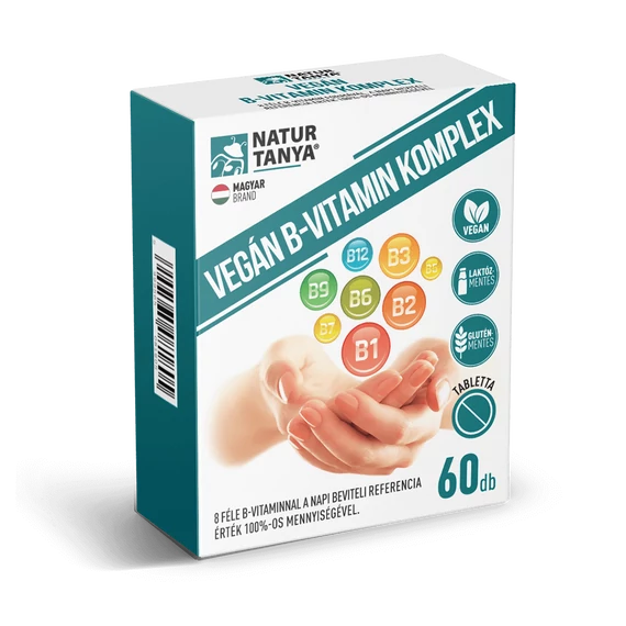 Vegán B-vitamin komplex 60 tabletta