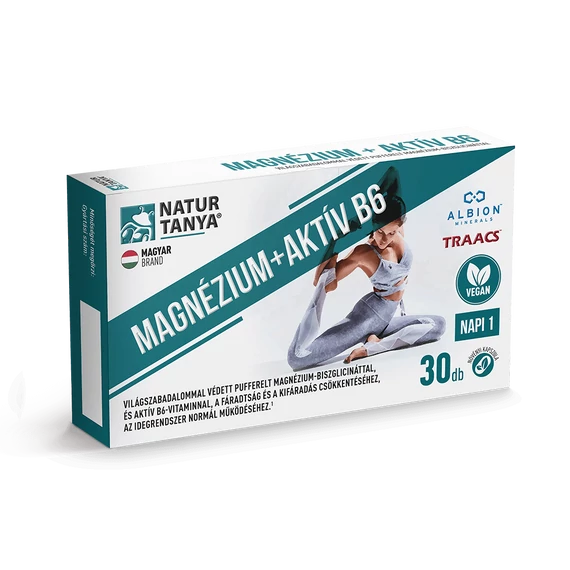 Vegán Magnézium + Aktív B6 30 kapszula