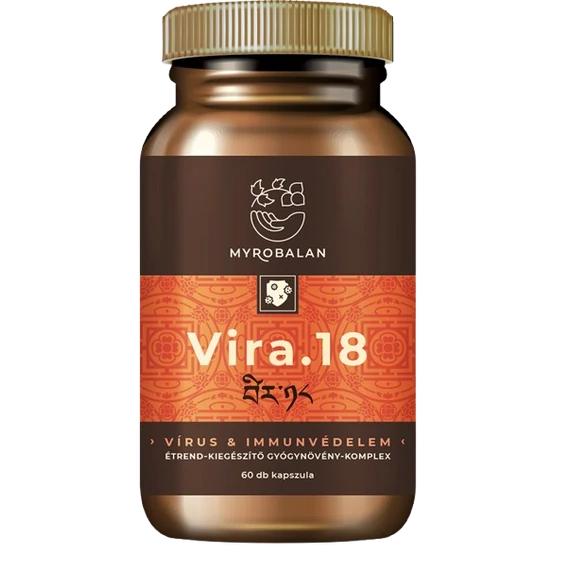 Vira.18 immunerősítő és vírusvédelem gyógynövény-komplex - 60 db vegán kapszula