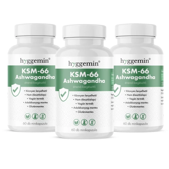 3 doboz KSM-66 Ashwagandha