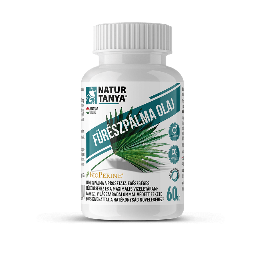 Fűrészpálma Olaj (Szabalpálma, Saw Palmetto) 60 kapszula