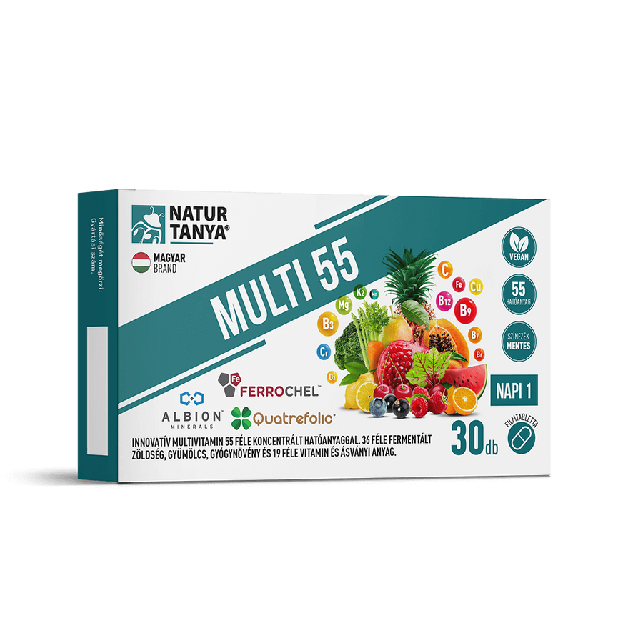 Multi 55 Fermentált Multivitamin 30 filmtabletta