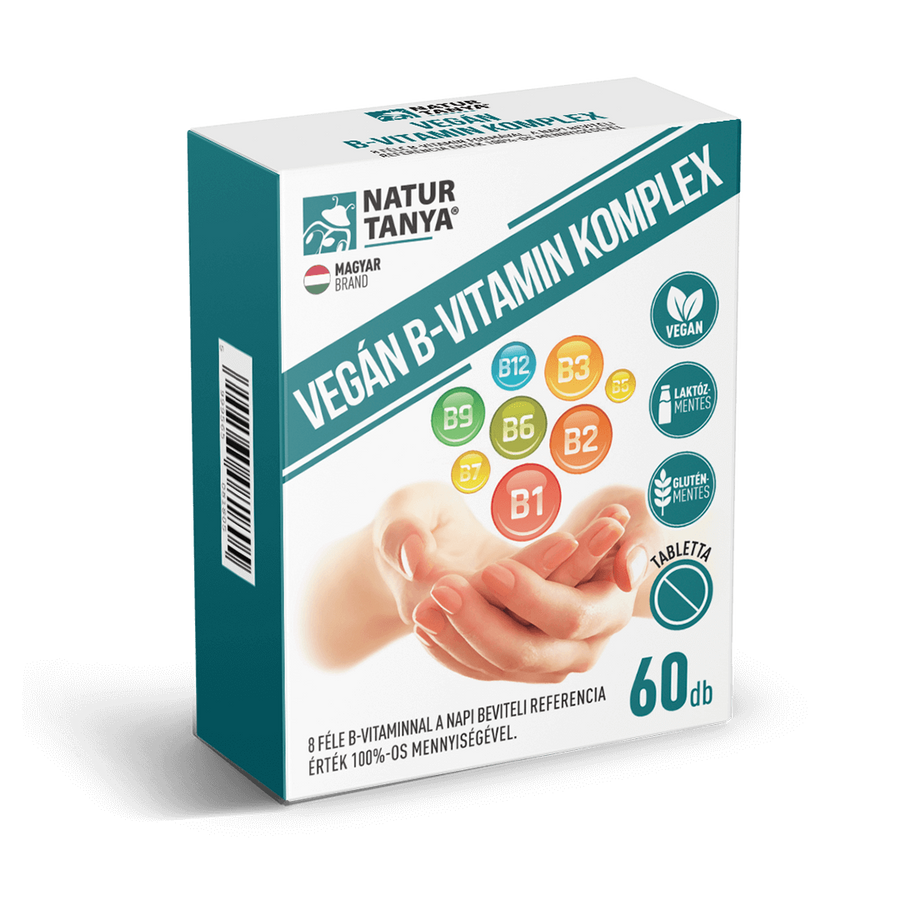 Vegán B-vitamin komplex 60 tabletta